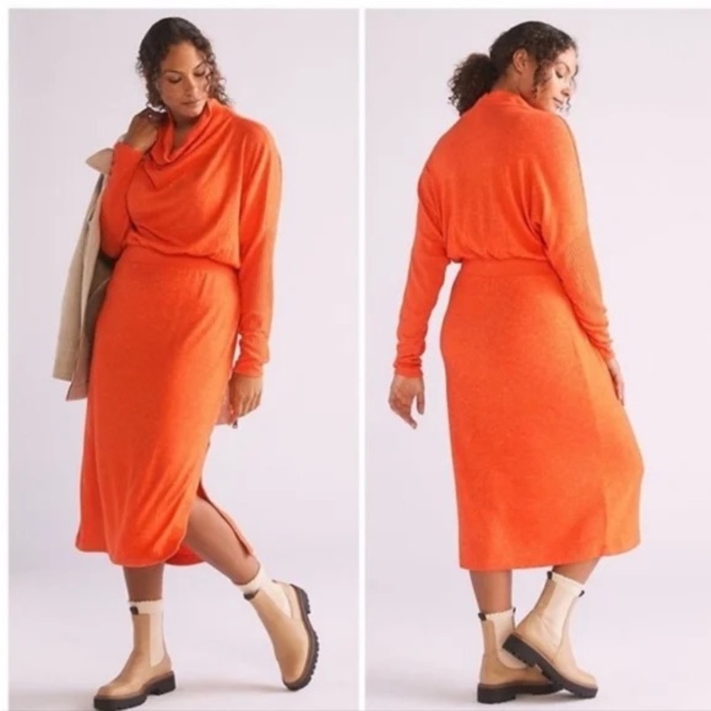 NWT Anthropologie Daily Practice Draped Cowl Dress